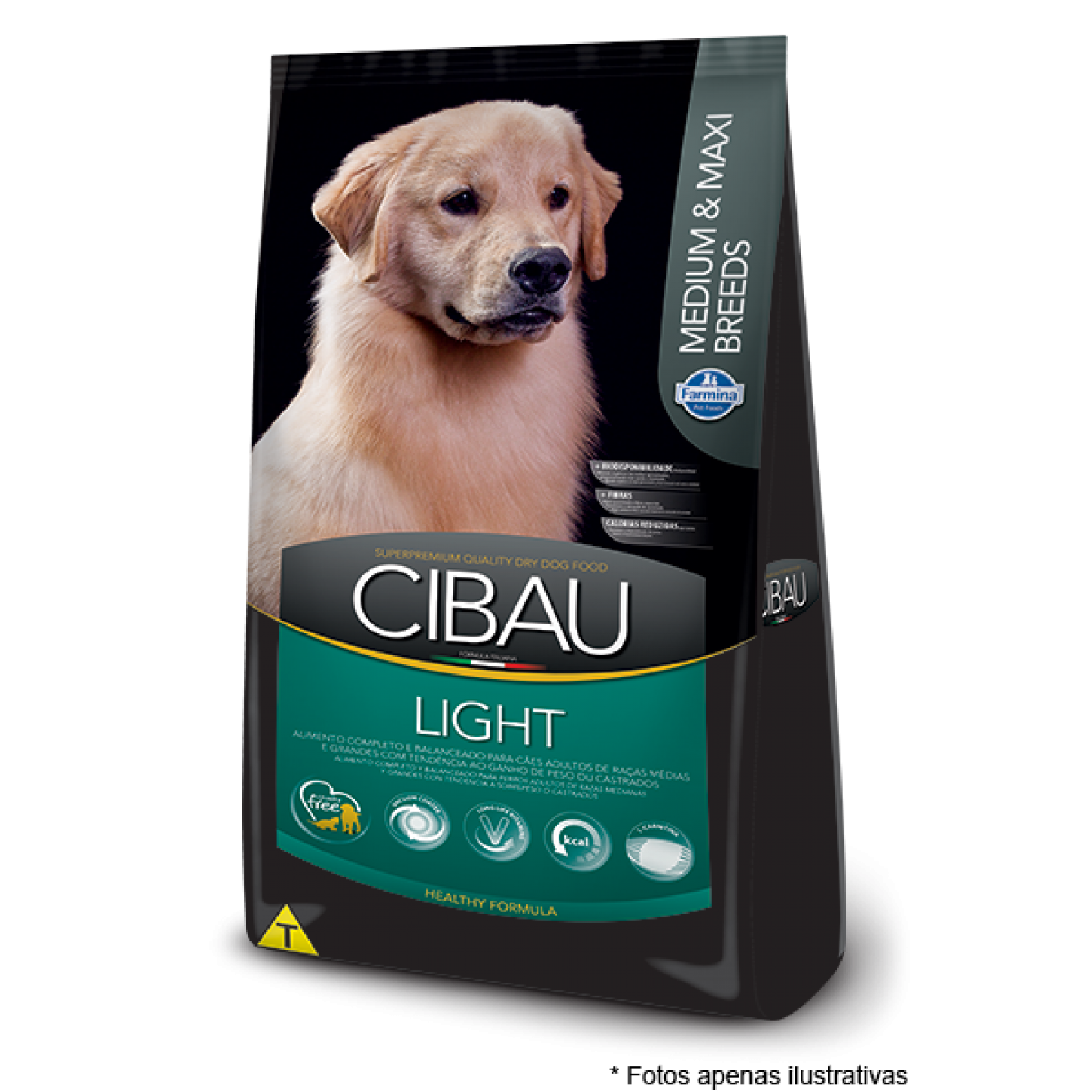 Ração Cibau Adultos Light 12kg
