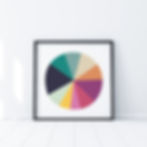 Colour wheel in frame 03 by Rebecca Humphreys