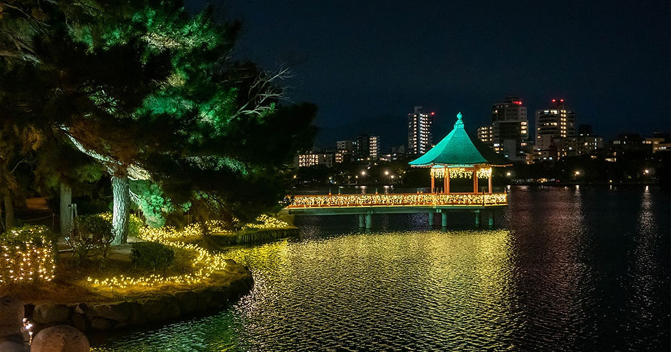 福岡夜さんぽ【第一回】@大濠公園