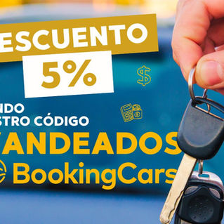 Código de descuento en alquiler de autos con bookingcars