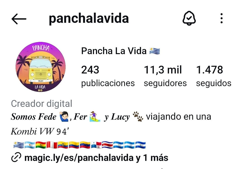 Cuenta de Instagram