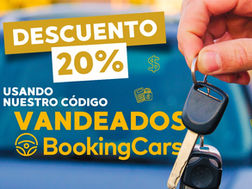 Código de descuento en alquiler de autos con bookingcars