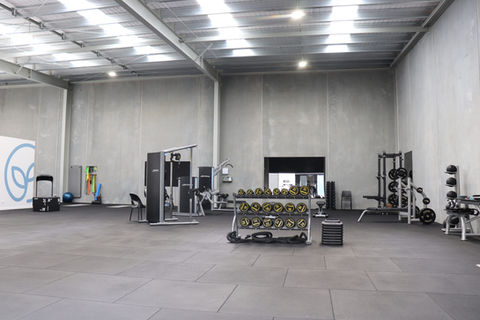 Align Functional Fitness facility inside with weights and machines