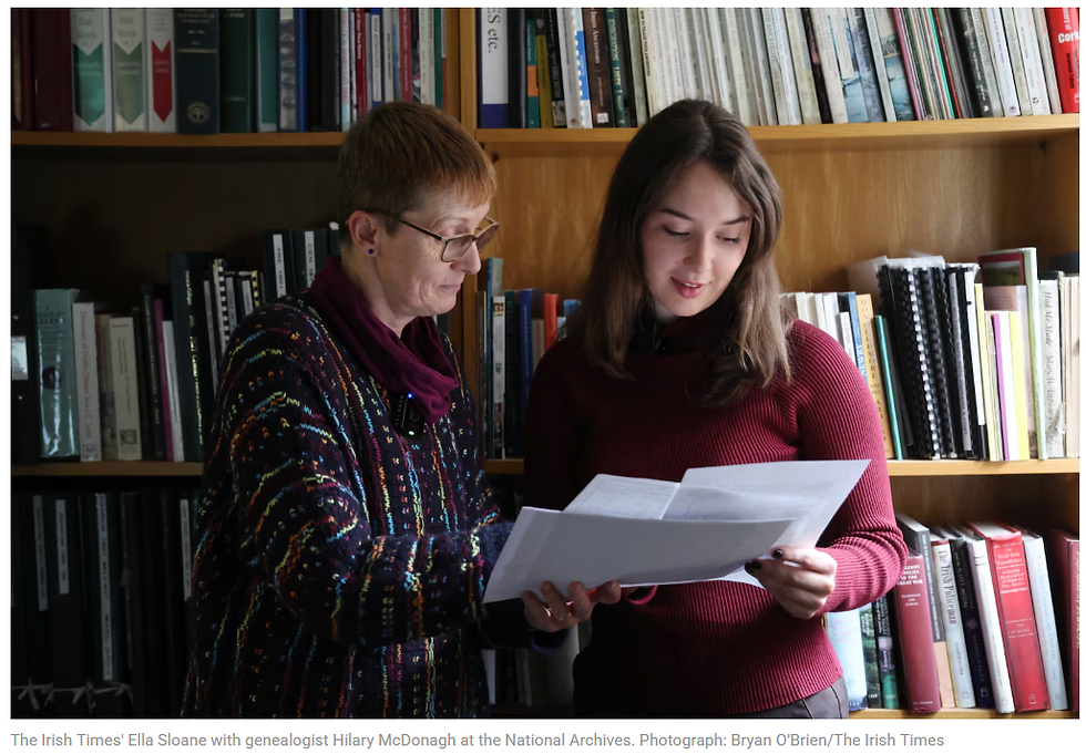 Featured in The Irish Times: Exploring the 1926 Census and Irish Family History