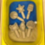 Set of 6 Seaside Sensory base scoops