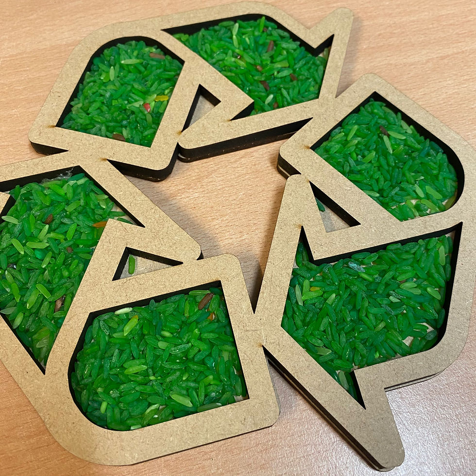 Thumbnail: Basics Recycling Sensory trays