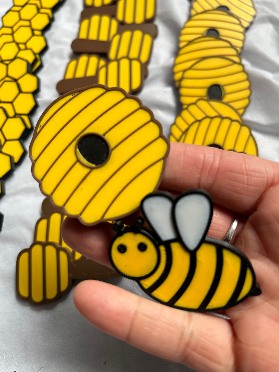 Thumbnail:  Bulk clearance of bee 3d printed tokens 