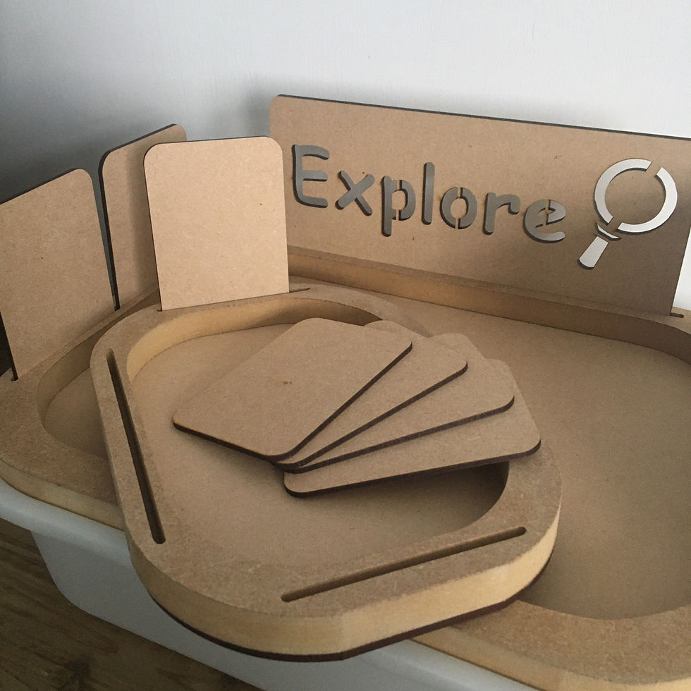 Thumbnail: Activity Lids - Mark Making tray