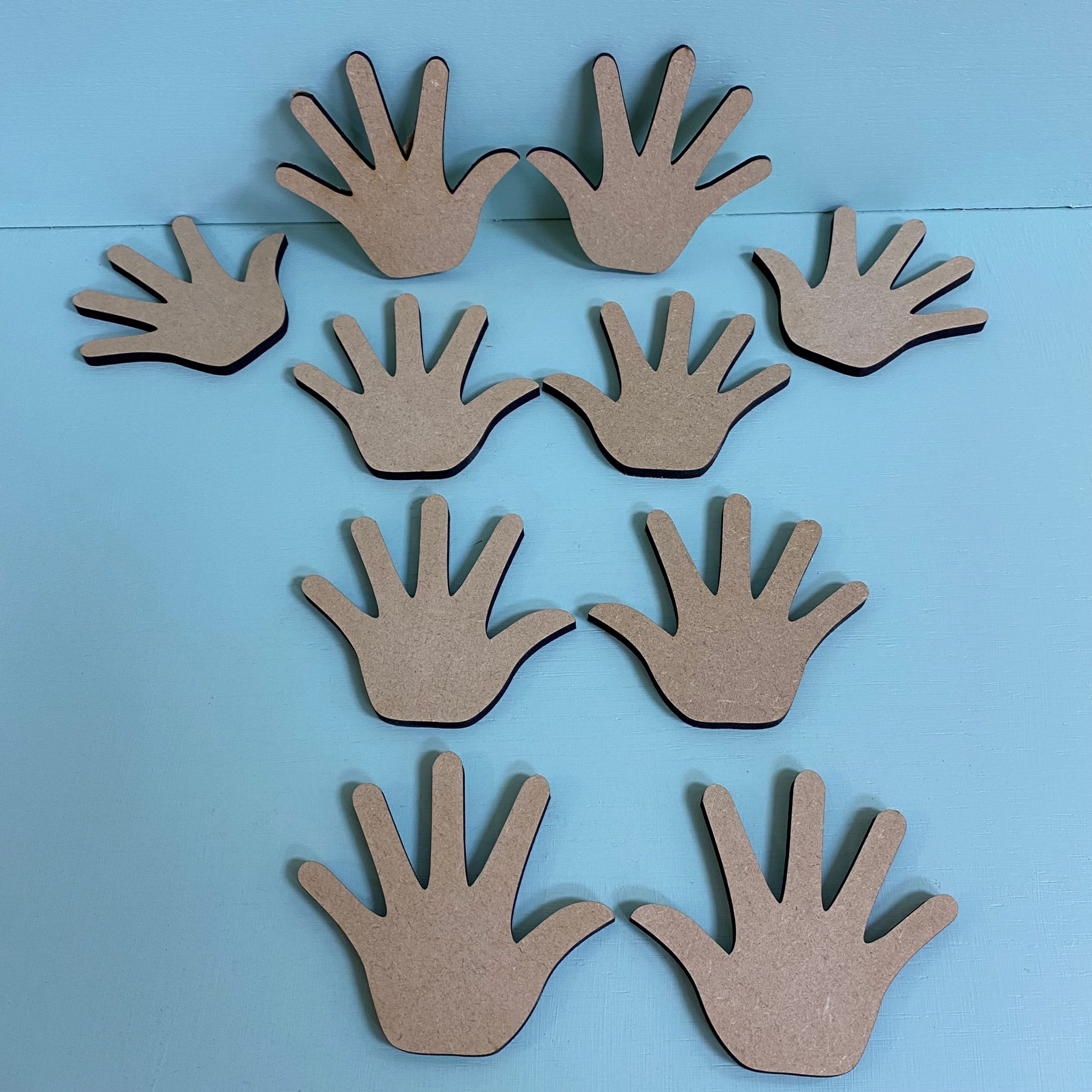 BASICS hands set of 10 (6mm)