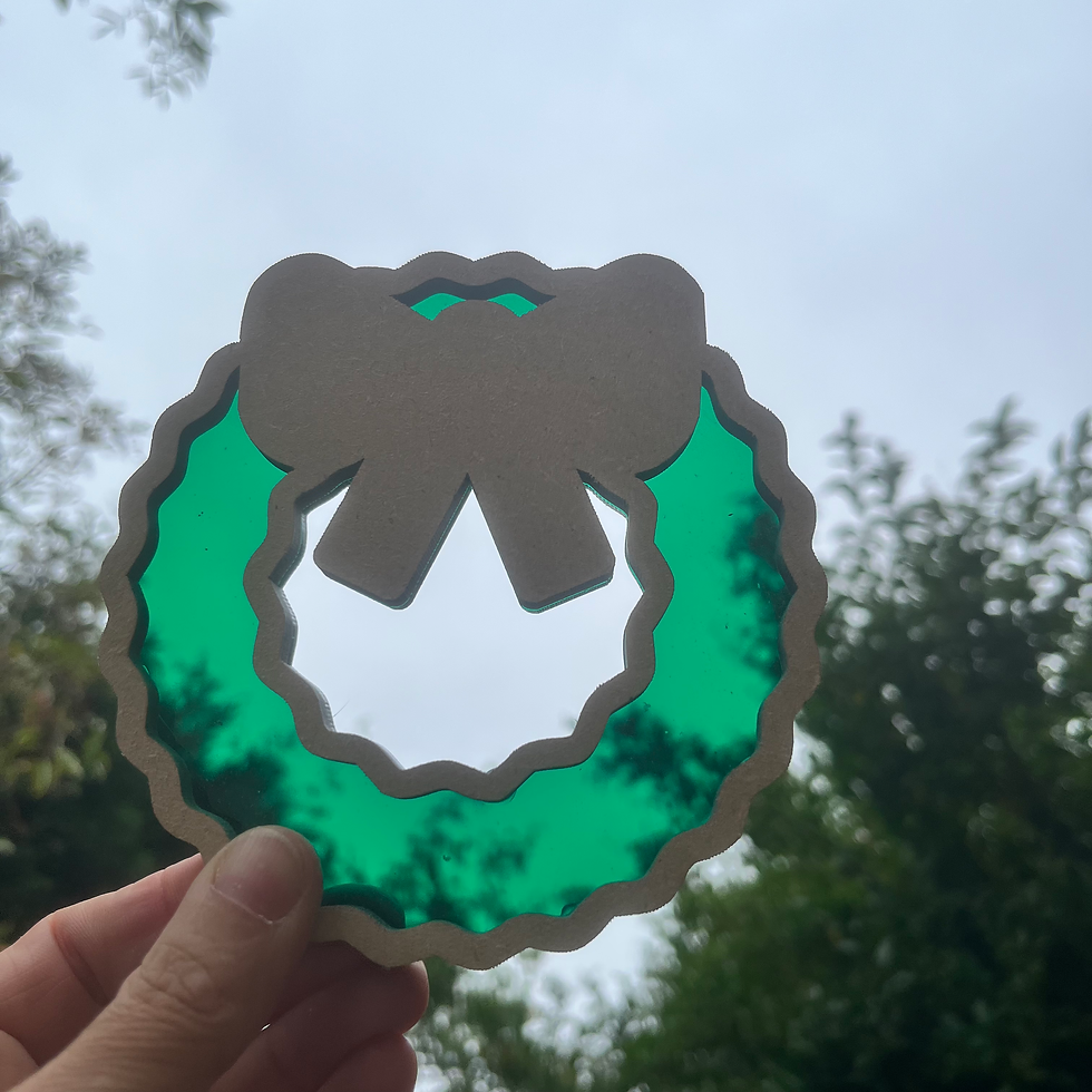 Thumbnail: Christmas acrylic mini sensory shapes (set of 12)