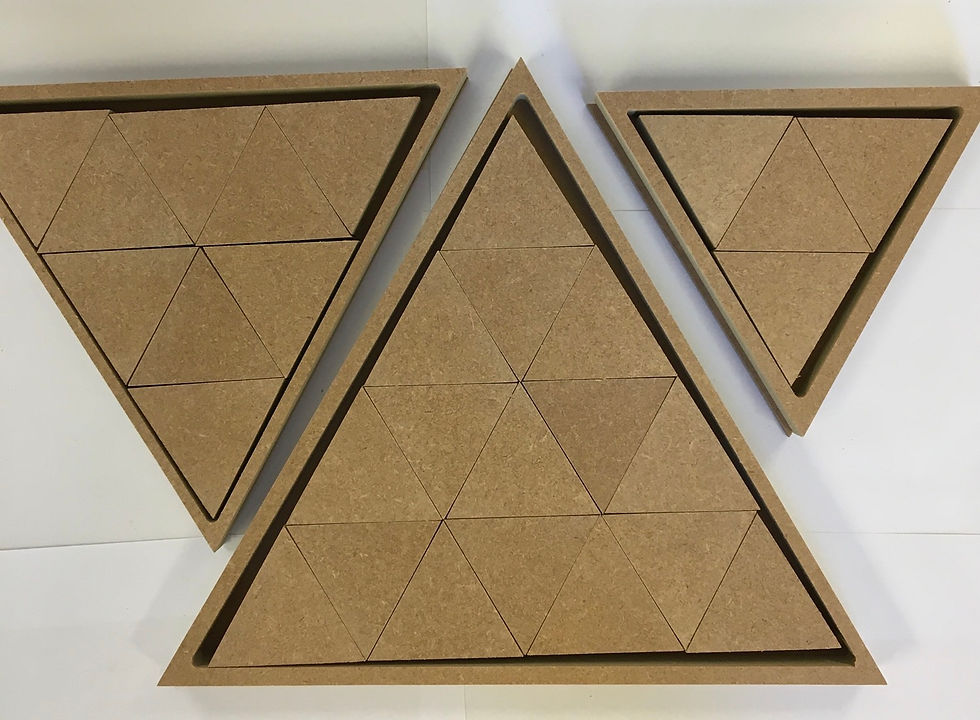 Thumbnail: Stacking / Nesting Pyramid Triangle Sets