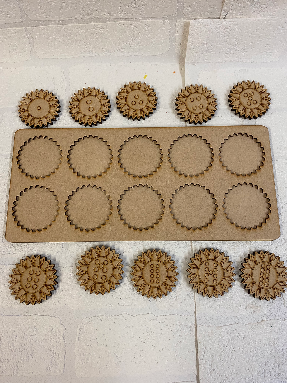 Thumbnail: Sunflower 10 Frame Puzzle