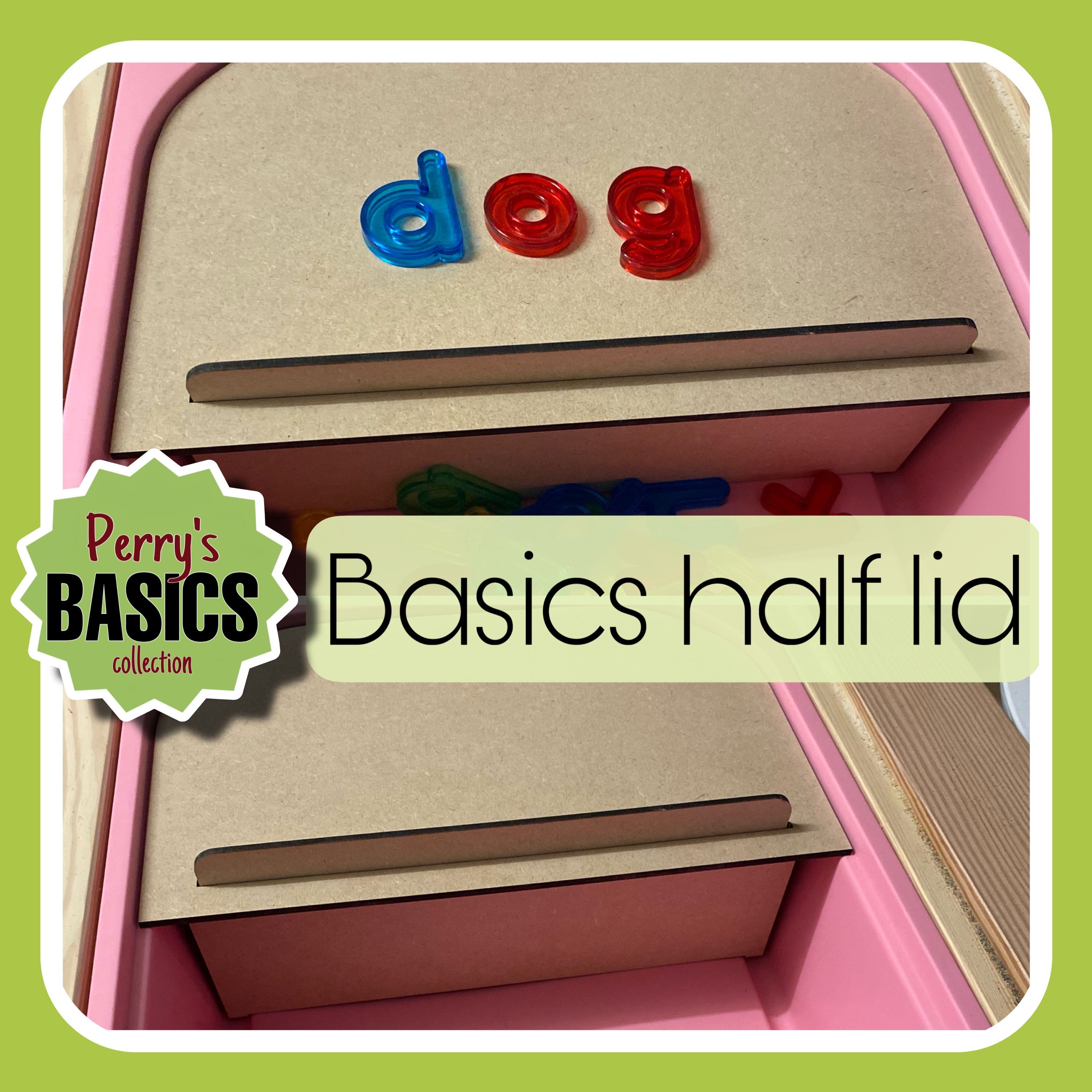BASICS Activity Lids - Half Lid workspace