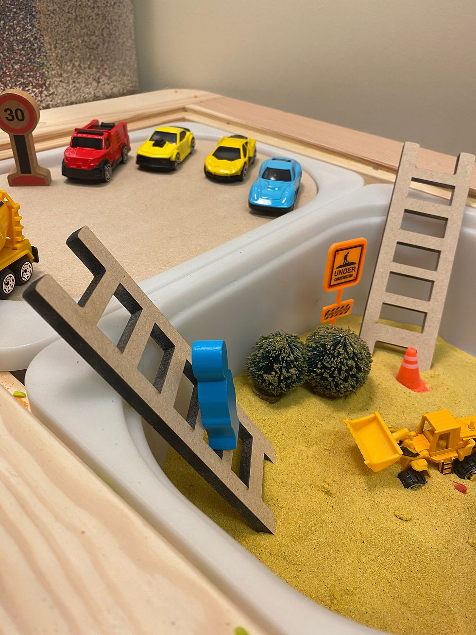 Thumbnail: BASICS Trofast ladders set of 4