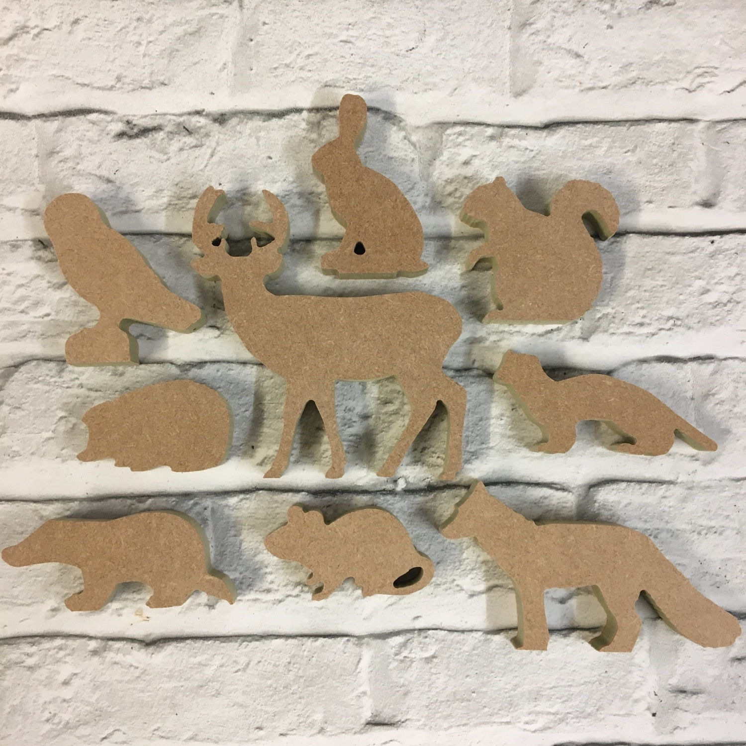 British Woodland Animals - Set of 9