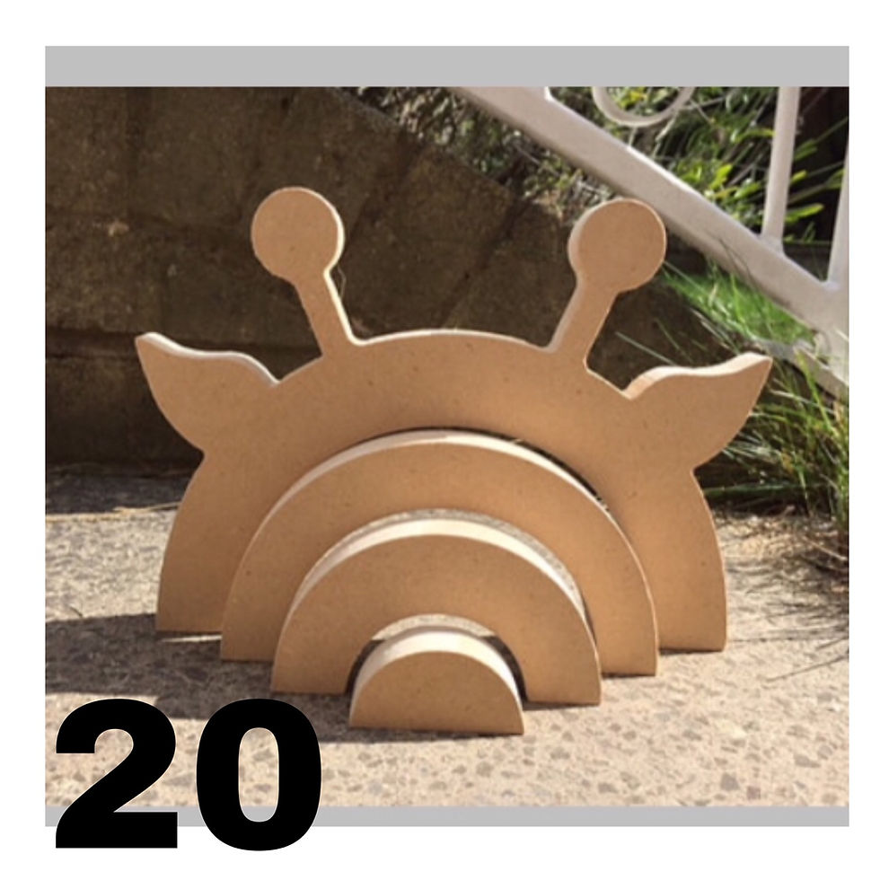 Thumbnail: Pick'n'Mix - Pack of 3 Stacking Rainbows