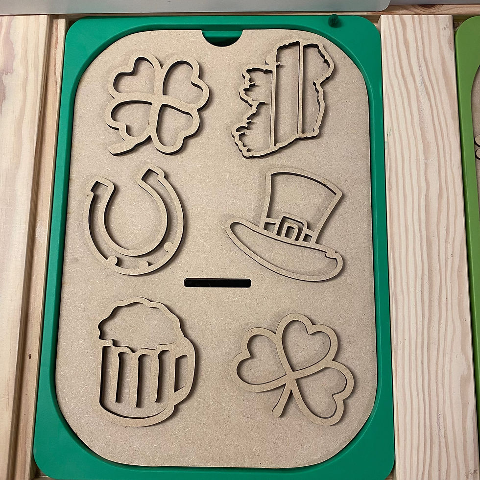 Thumbnail: St Patrick's flip your lid sensory flisat insert