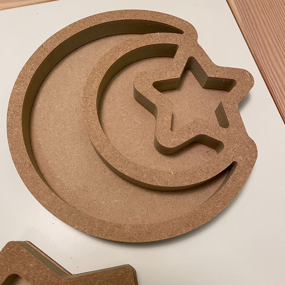 Thumbnail: BASICS Eid - Star and Moon Deep 18mm Sensory Tray fillables