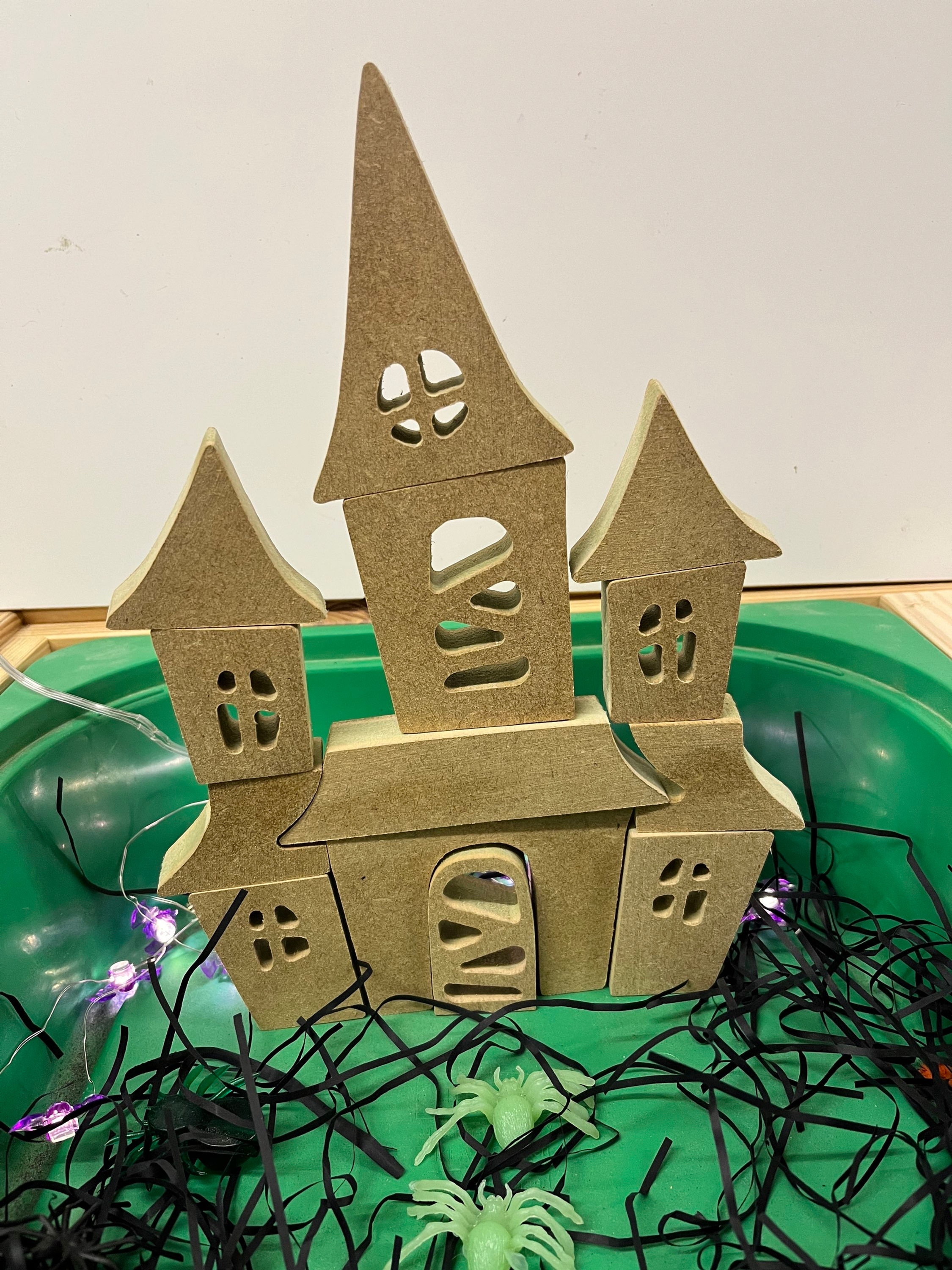 BASICS Haunted House chunky stacking pieces