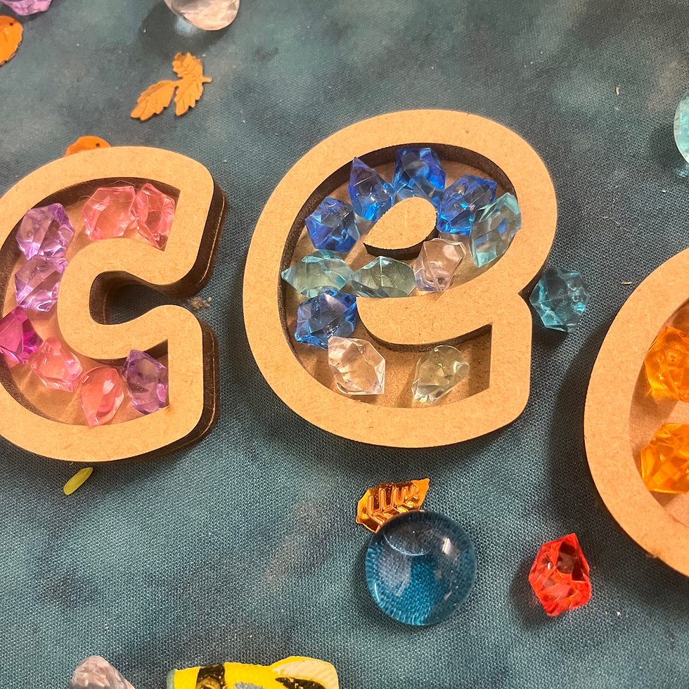 Thumbnail: Sensory Fillable Letters and Numbers trays
