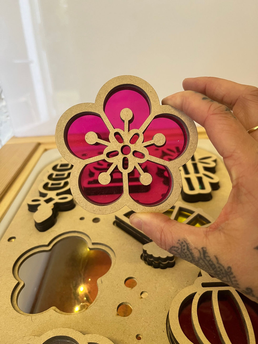 Thumbnail: Chinese New Year Sensory block activity lid