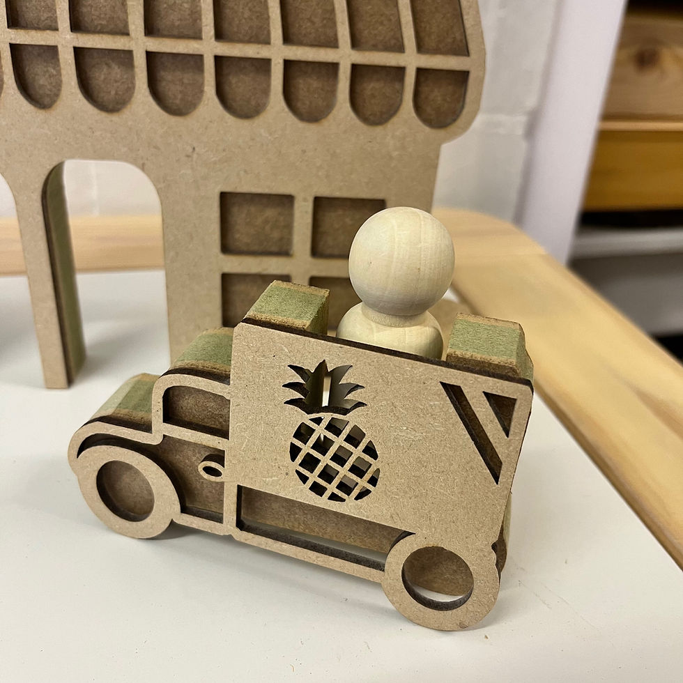 Thumbnail: Themed building and vehicle Backdrop sets