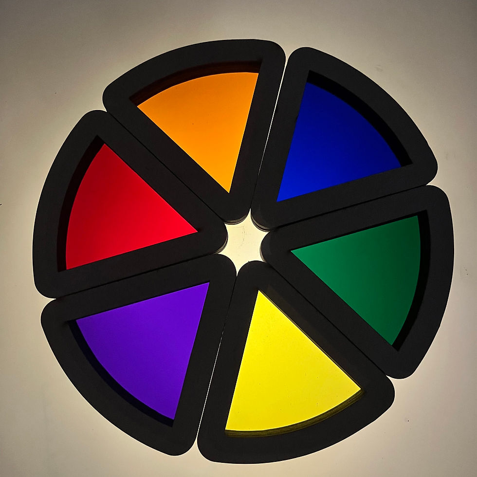 Thumbnail: Chunky Sensory Blocks - Colour Wheel (6 wedges)