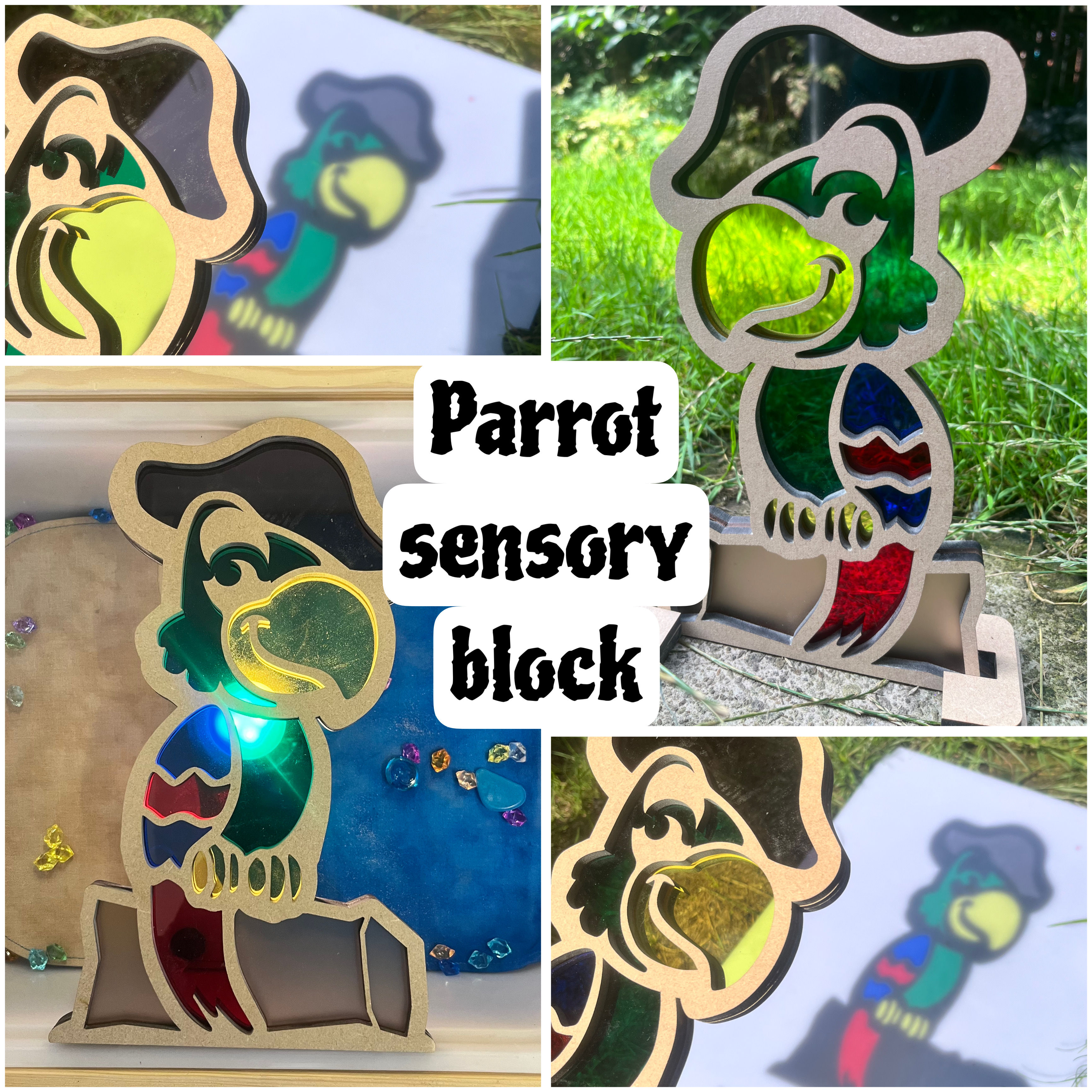 Pirate Parrot sensory block