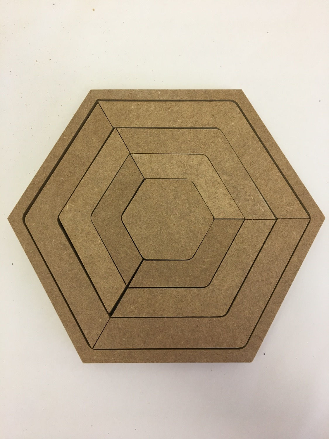 22cm Nesting Hexagon Strips