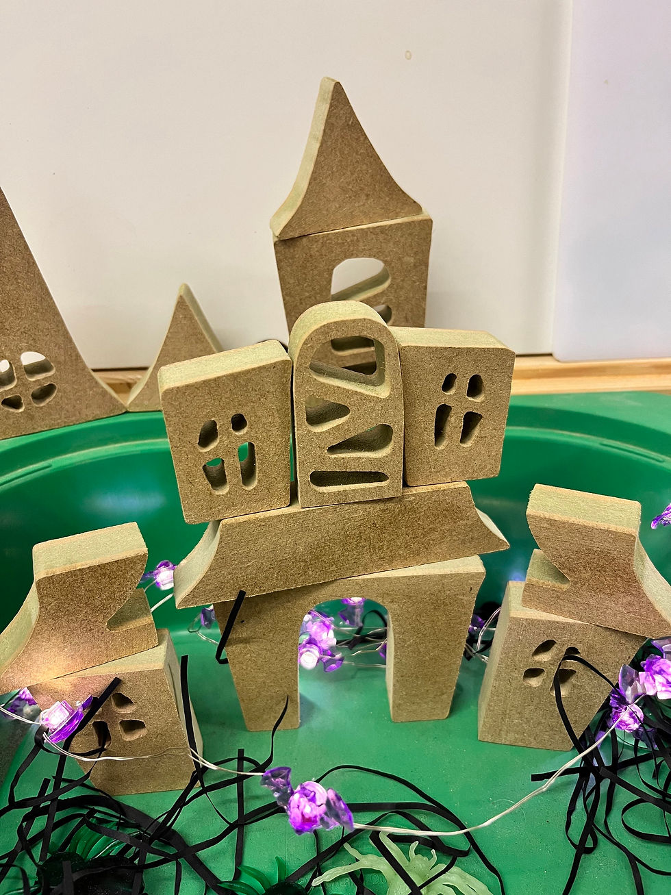 Thumbnail: BASICS Haunted House chunky stacking pieces