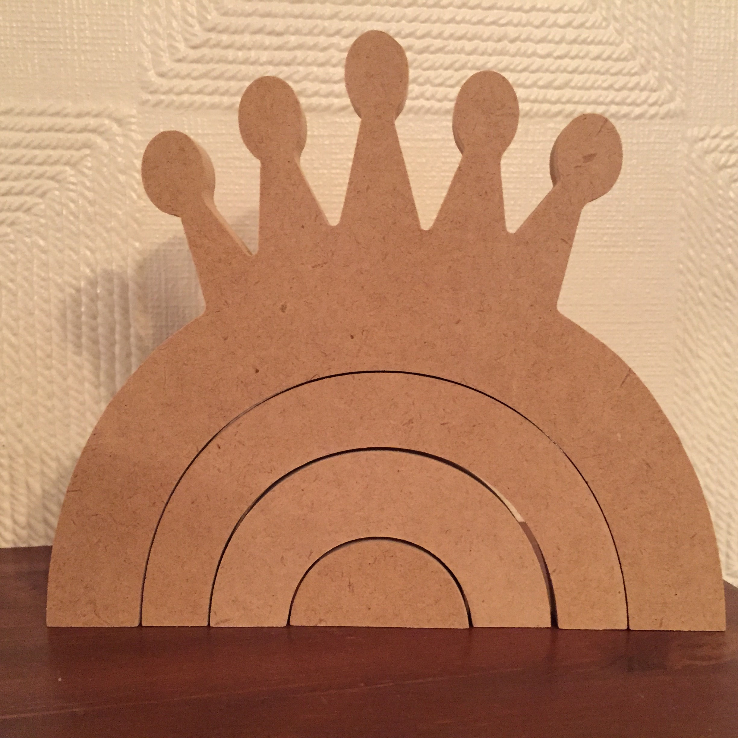 Stacking crown rainbow 