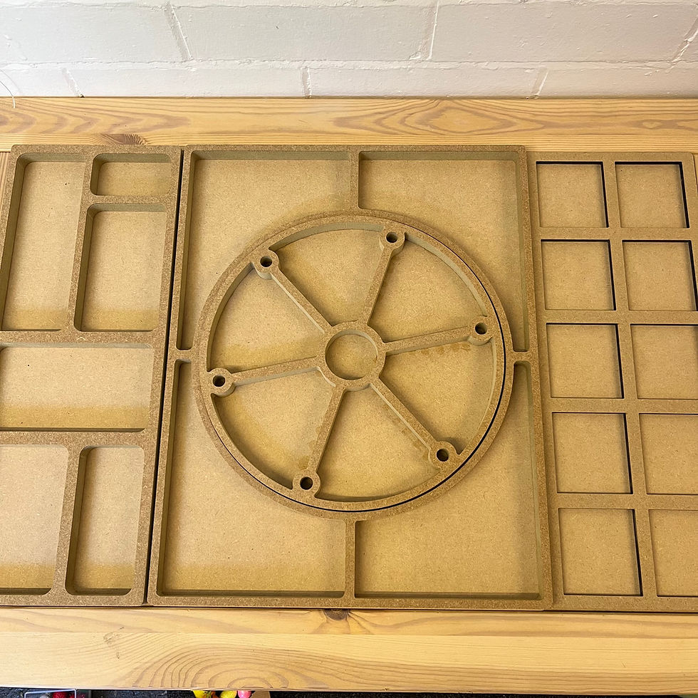 Thumbnail: Flisat table topper Loose parts and Tinker trays