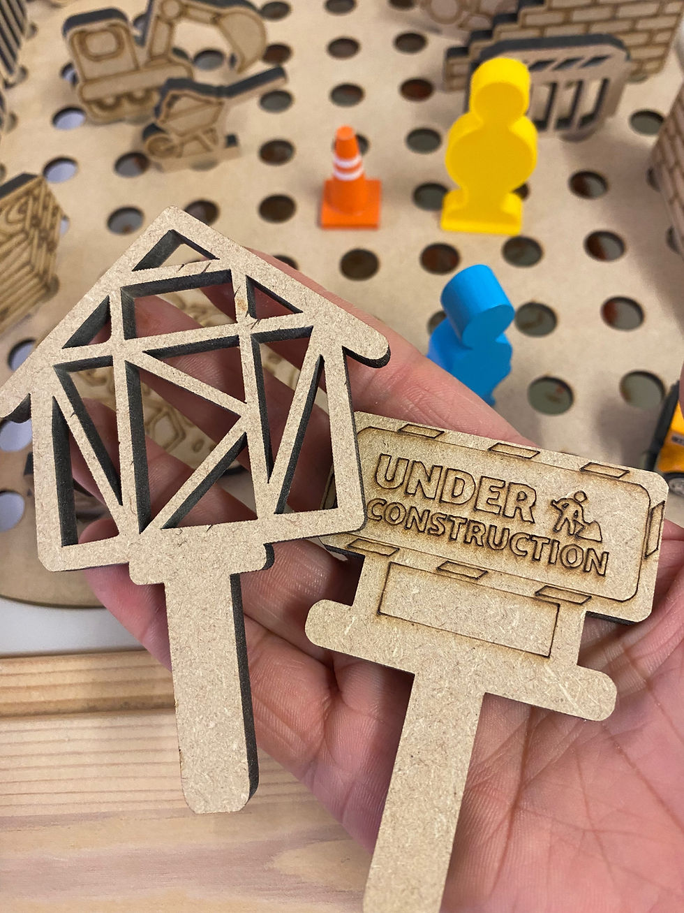 Thumbnail: Interchangeable Playscene Lid - Building site/construction