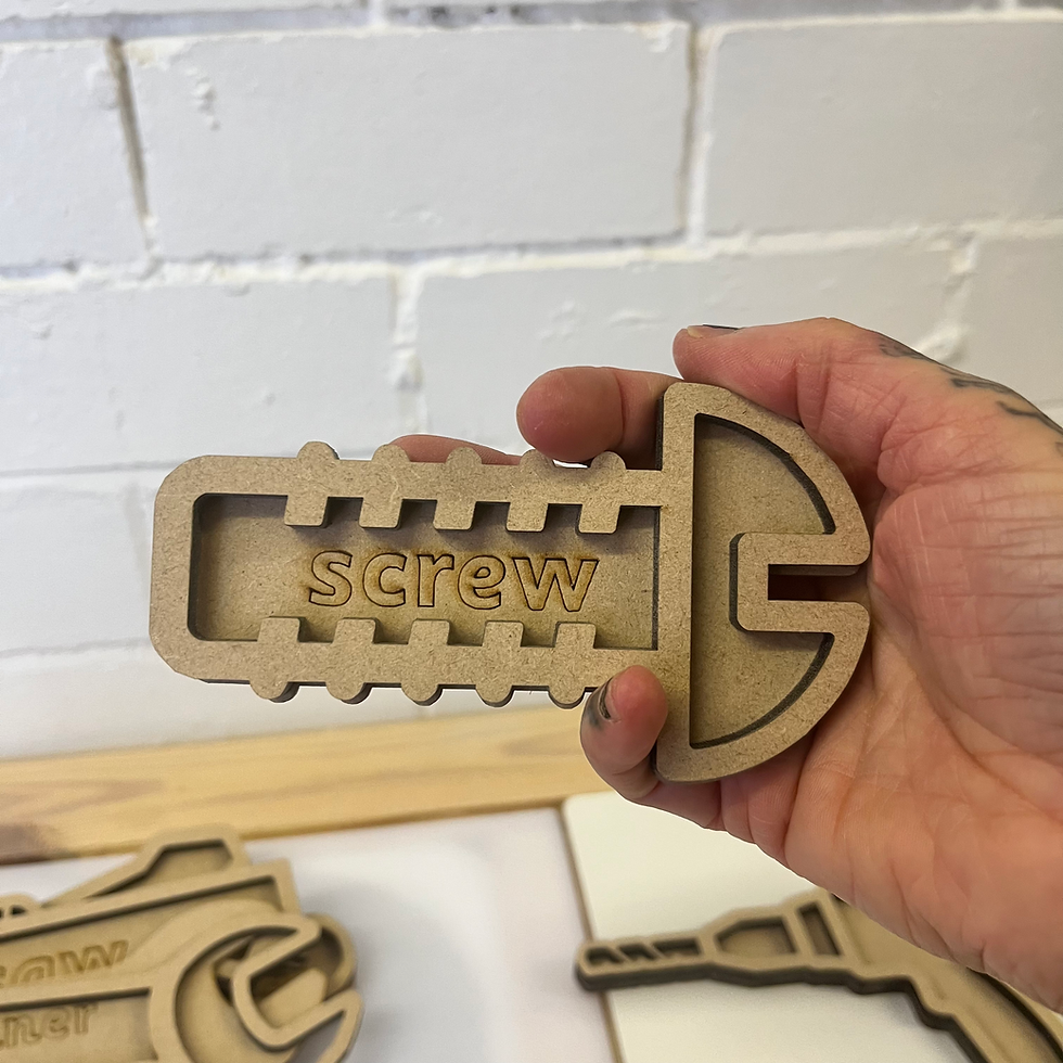 Thumbnail: Tool / Construction sensory tray set