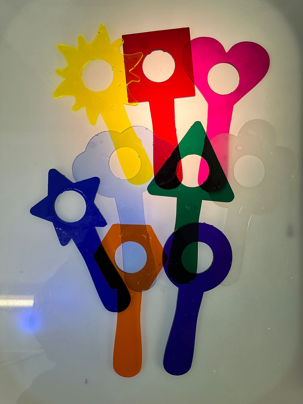 Thumbnail: Acrylic colour and shape finder bubble wands