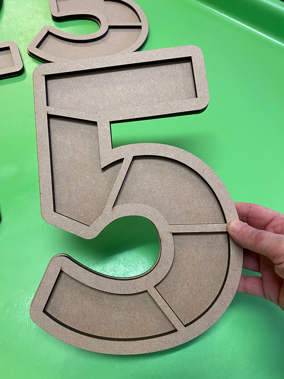 Thumbnail: Large Numbers Sensory sorting Trays