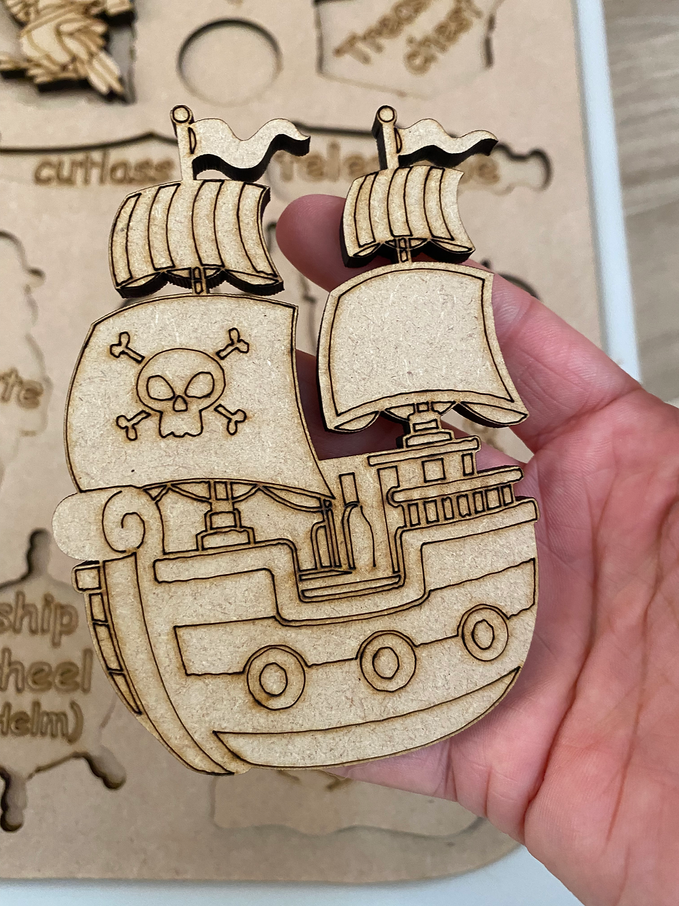Thumbnail: Learn about Pirates Activity Puzzle Lid