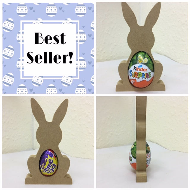 Thumbnail: 15cm Tall Kinder - Creme Egg Bunnies