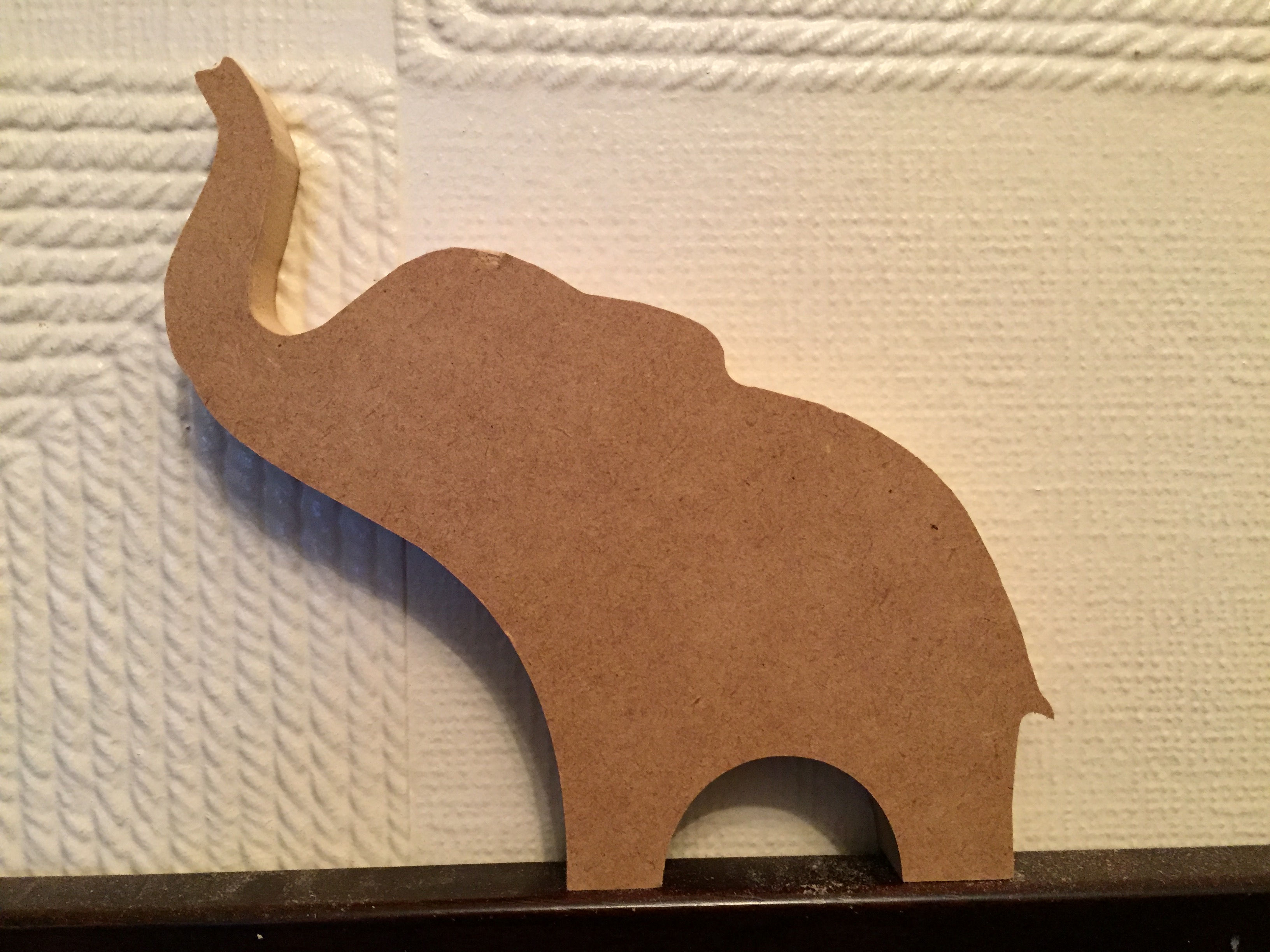 Elephant with Trunk Up