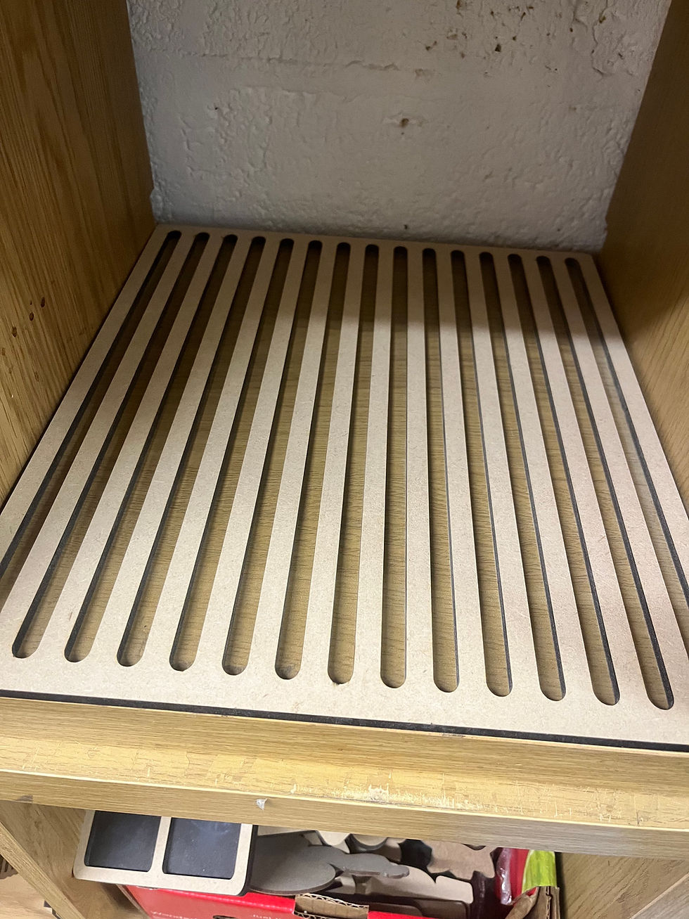 Thumbnail: KALLAX Flisat insert storage slot base