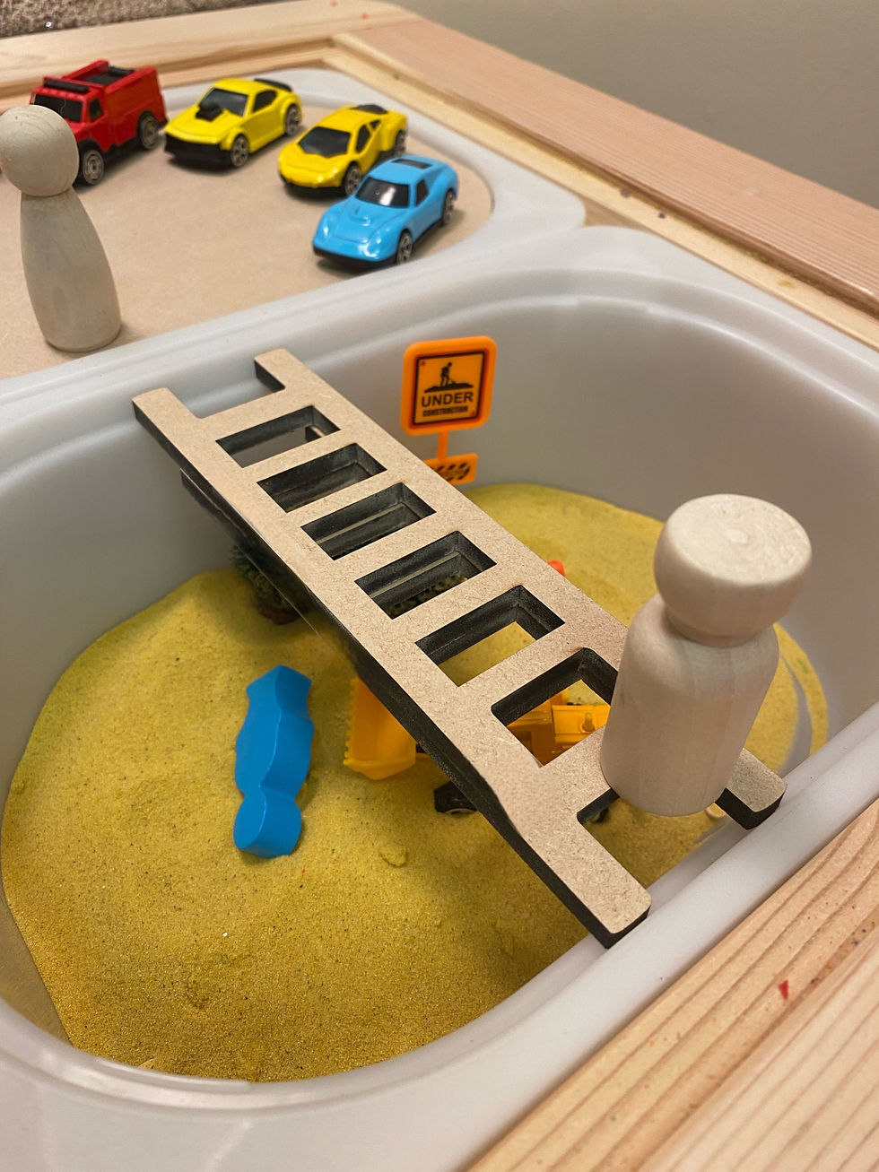 Thumbnail: BASICS Trofast ladders set of 4