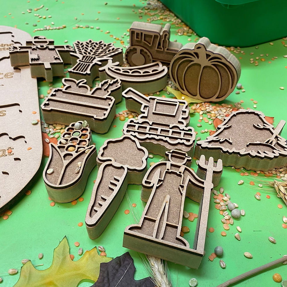 Thumbnail: Harvest 3D Puzzle Activity Lid