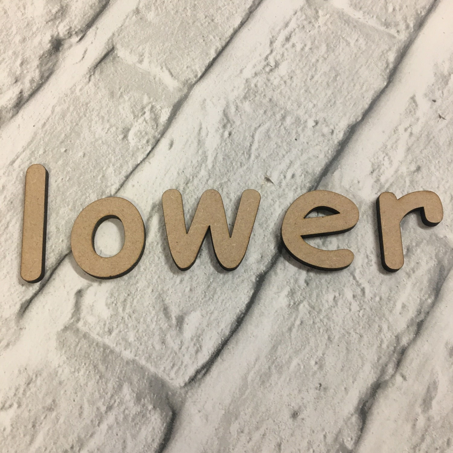 5cm - 3mm Laser Alphabet Set