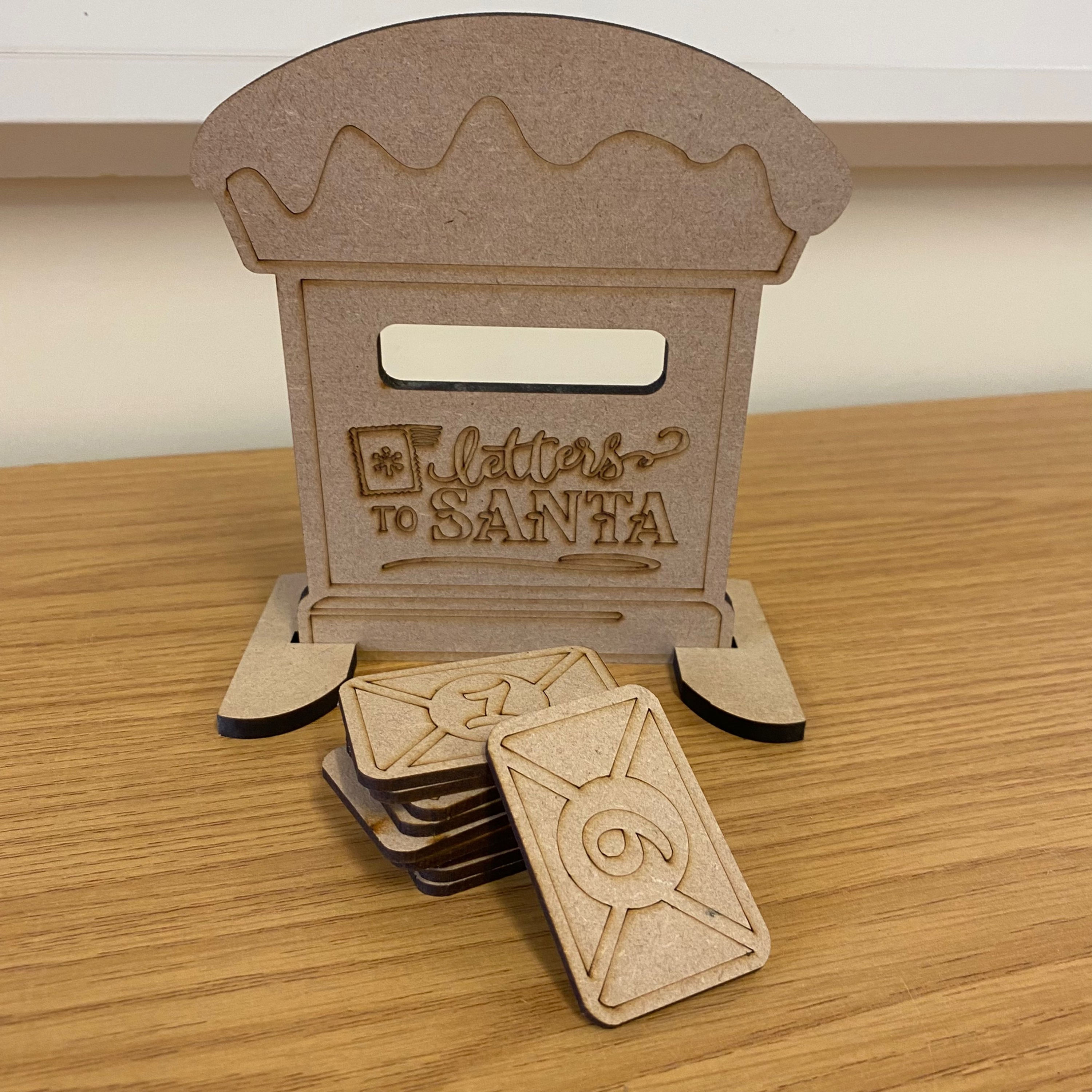 Christmas Postbox and Envelope set