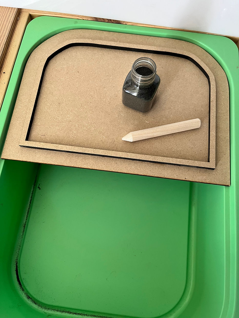 Thumbnail: BASICS Trofast tray half insert mark making tray