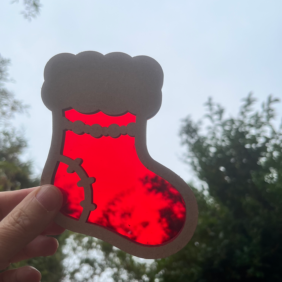 Thumbnail: Christmas acrylic mini sensory shapes (set of 12)