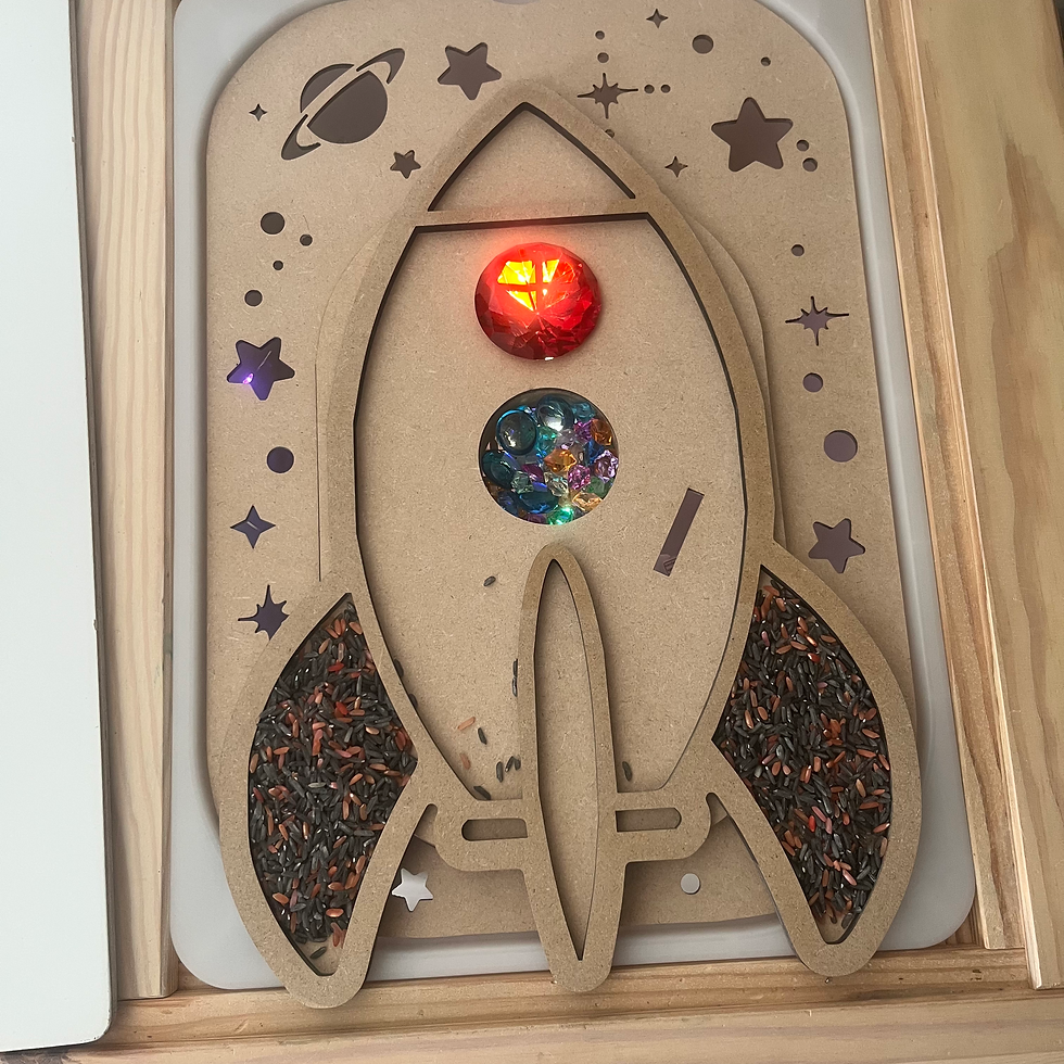 Thumbnail: SHAPED INSERT Space rocket