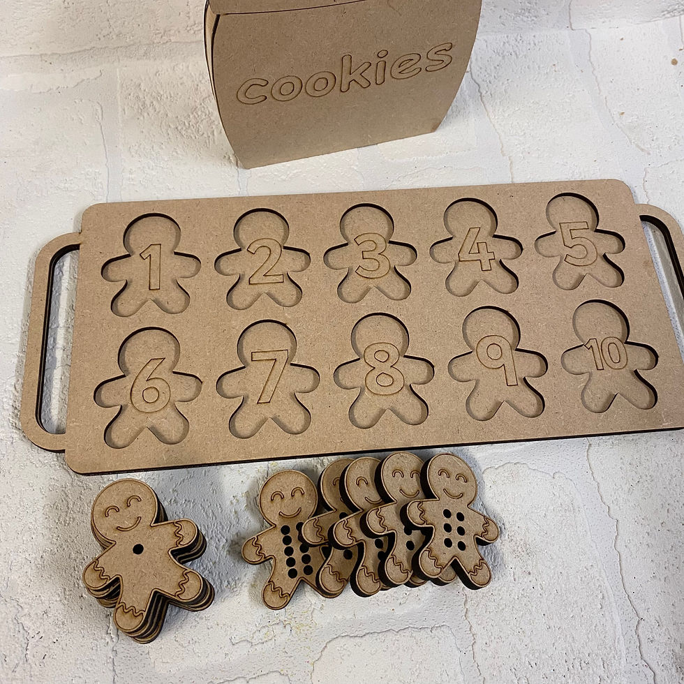 Thumbnail: Gingerbread and Cookie 10 frame and Cookie Jar