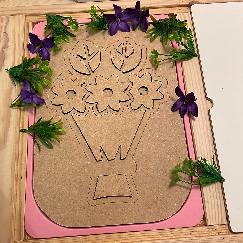 Thumbnail: Flower Bouquet Puzzle Activity Lid