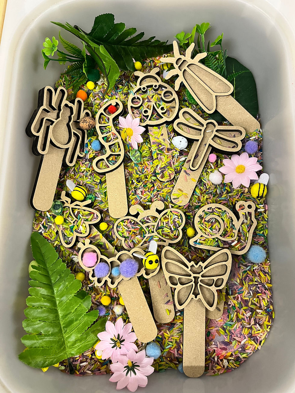 Thumbnail: Minibeast / Insect MDF sensory scoops / wands